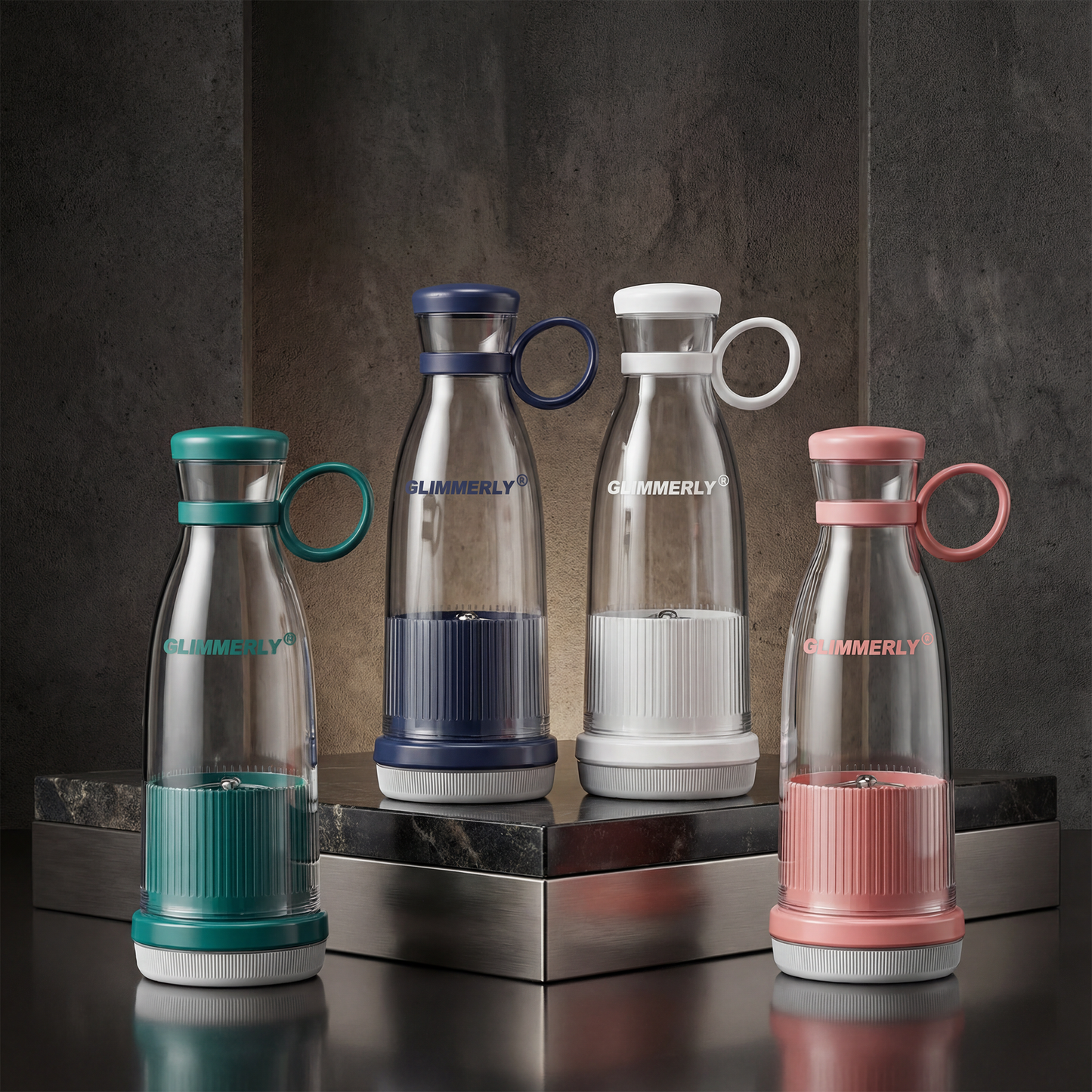 ⚡FLASH SALE · Up to 50% OFF ⚡ GLIMMERLY® Portable Juicer – Blend Fresh Smoothies & Juice for Gym, Office & Travel