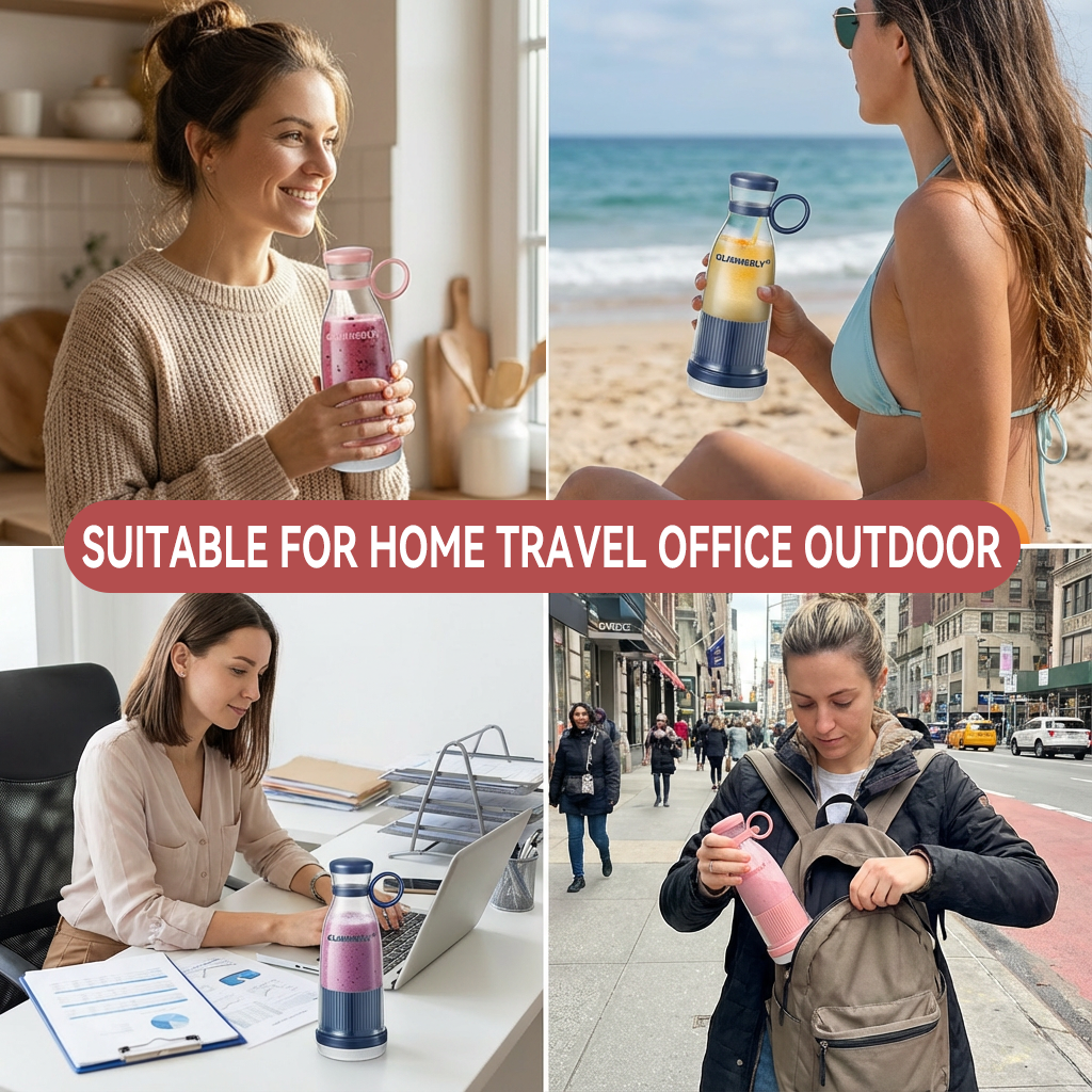 ⚡FLASH SALE · Up to 50% OFF ⚡ GLIMMERLY® Portable Juicer – Blend Fresh Smoothies & Juice for Gym, Office & Travel