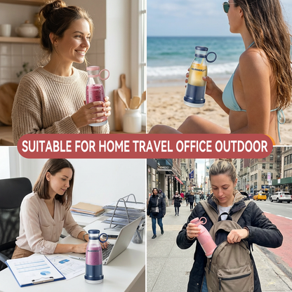 ⚡FLASH SALE · Up to 50% OFF ⚡ GLIMMERLY® Portable Juicer – Blend Fresh Smoothies & Juice for Gym, Office & Travel